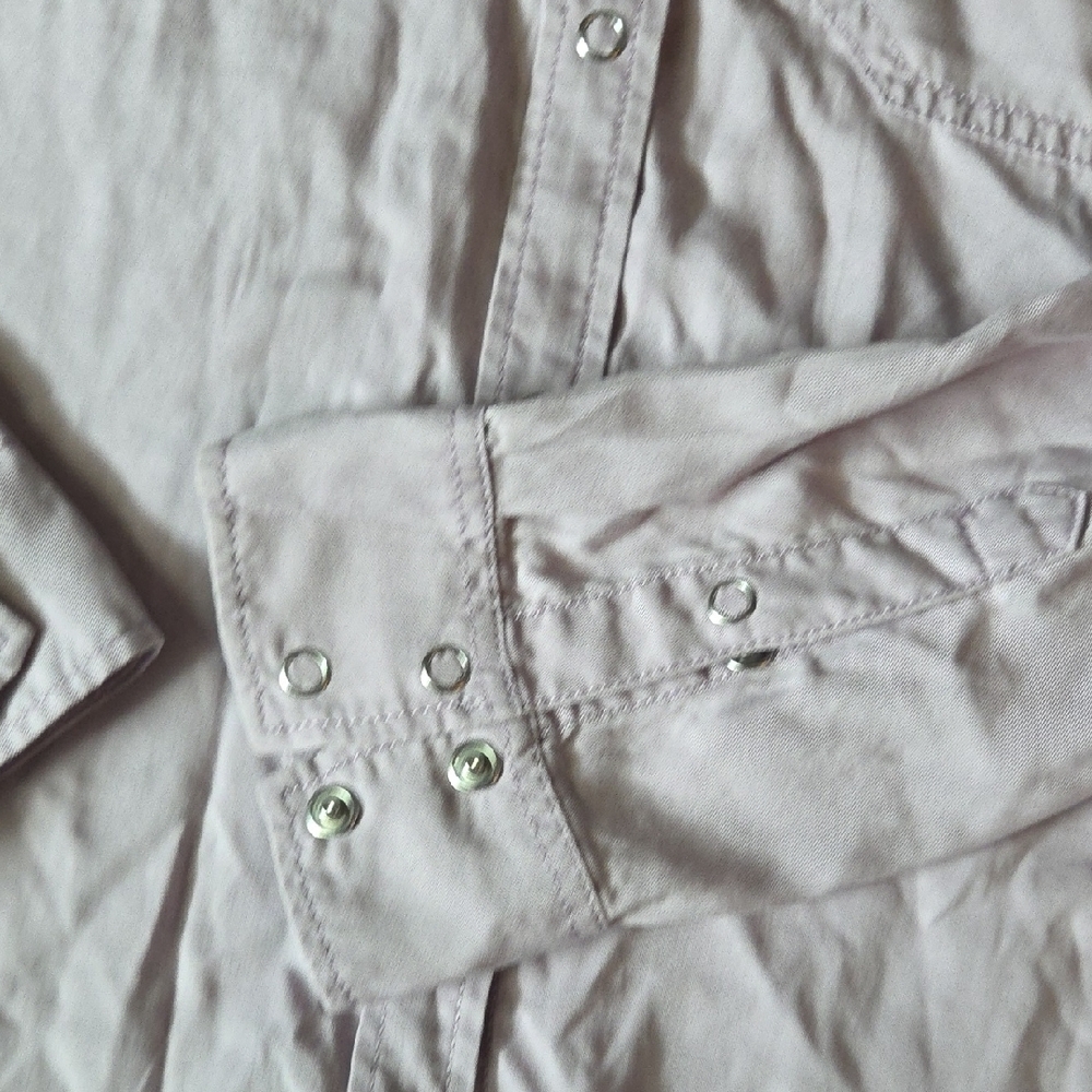 Express Soft Pink Collared Shirt - Picture 3 of 6